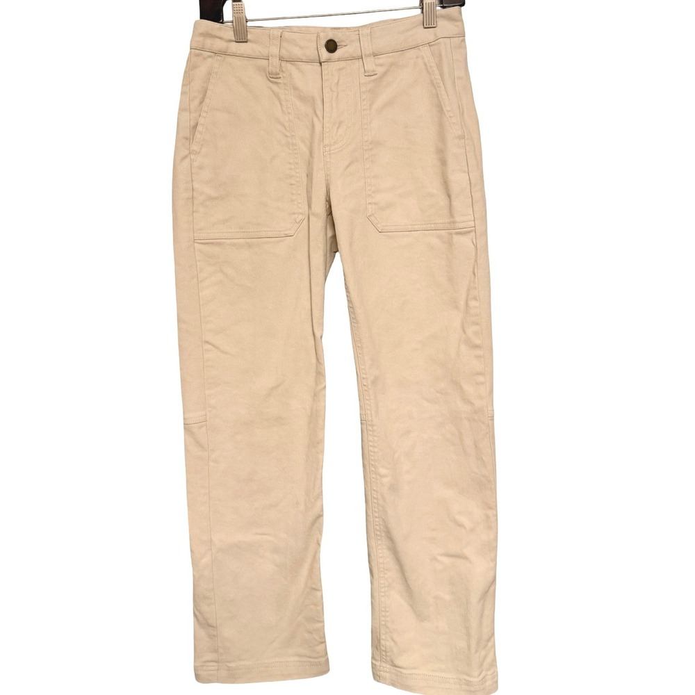 Free Fly Folly Twill Straight Leg Pant Size 0 Beige Cotton Twill Utilitarian